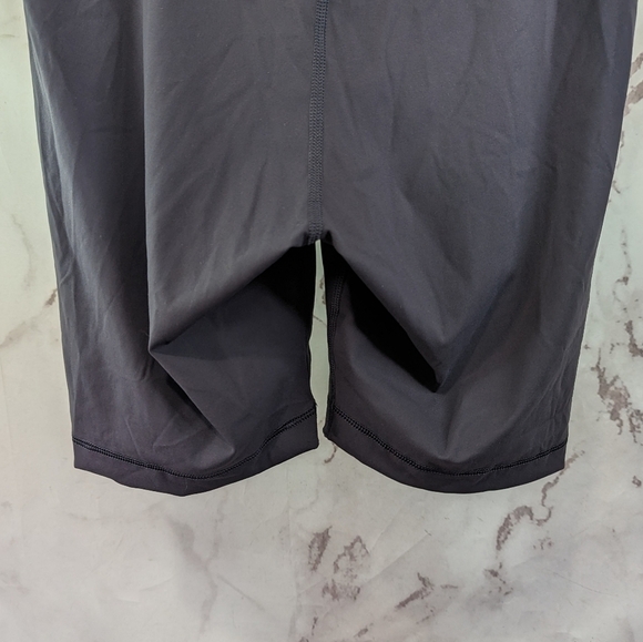 Everlane Shorts Women Gray Purple Biker The Perform Bike High Rise 8 Inch - Picture 8 of 11